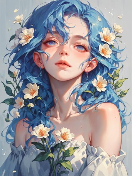 06908-4043629205-score_9, score_8_up, score_7_up, score_6_up, score_5_up, score_4_up,   _lora_blu3sXLP_0.7_ blu3s, 1girl, flowers, blue hair, blu.png